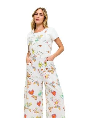 Yak & Yeti Celestial Whimsical Boho Overall 100% Cotton